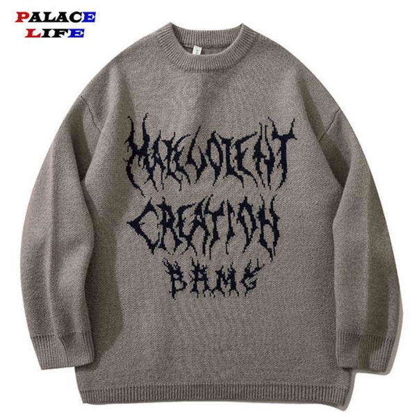 men hip hop knitted jumper sweaters graffiti print streetwear harajuku autumn korean loose oversized casual couple pullovers t220802, White;black
men hip hop knitted jumper sweaters graffiti print streetwear harajuku autumn korean loose oversized casual couple pullovers t220802, White;black