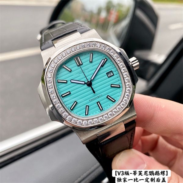 v3 montre de luxe mens watches 40mm 324 automatic mechanical movement fine steel case diamond watch wristwatches, Slivery;brown
v3 montre de luxe mens watches 40mm 324 automatic mechanical movement fine steel case diamond watch wristwatches, Slivery;brown