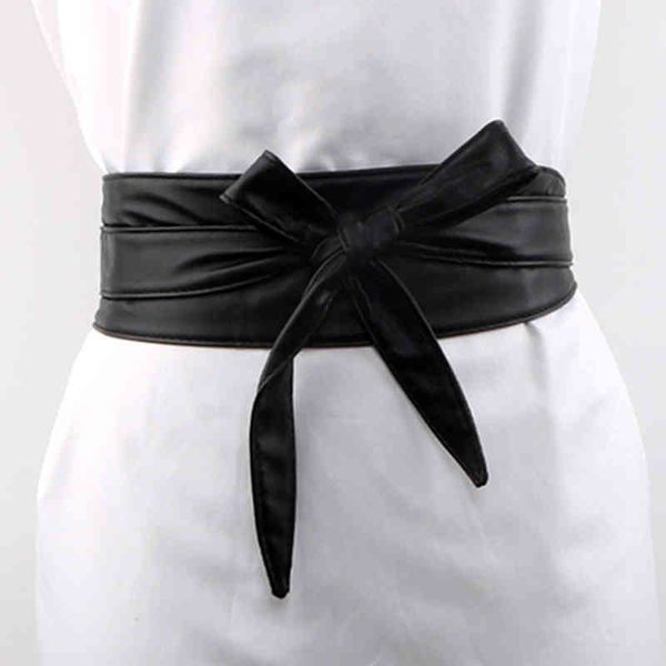 belts waist cover women's pu leather decorative shirt bow tie casual versatile double lap wide belt xkff, Black;brown
belts waist cover women's pu leather decorative shirt bow tie casual versatile double lap wide belt xkff, Black;brown