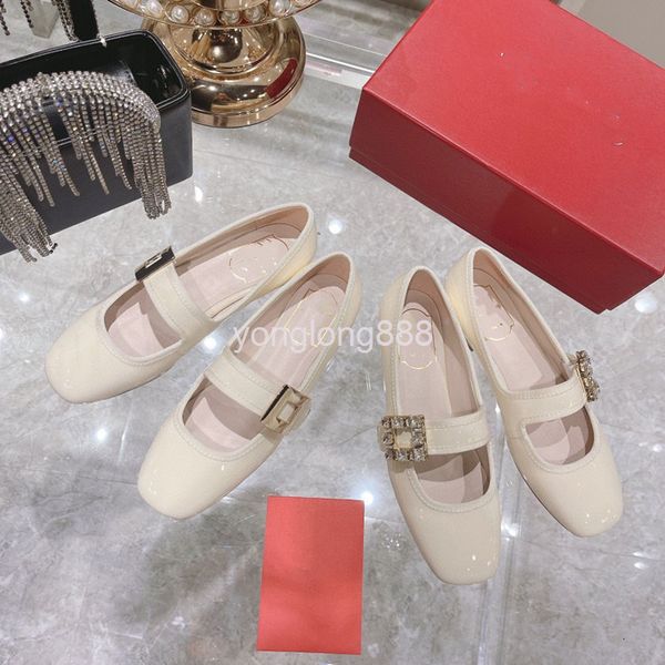 sandals high end quality autumn women's shoes square buckle leather single velvet round head drill mary jane flat, Black
sandals high end quality autumn women's shoes square buckle leather single velvet round head drill mary jane flat, Black
