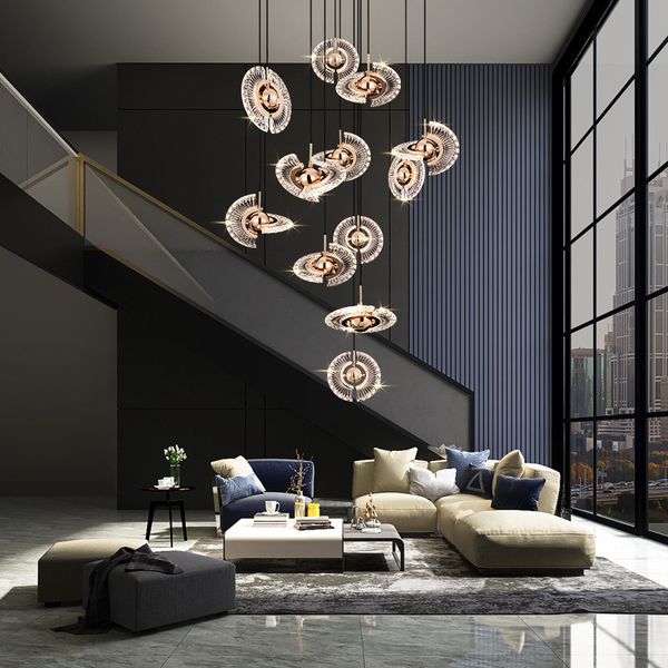 modern rotating staircase pendant lamps duplex building living room commercial space long chandelier lighting simple dining room bedroom bed
modern rotating staircase pendant lamps duplex building living room commercial space long chandelier lighting simple dining room bedroom bed