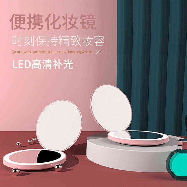 factory outlet mini double-sided beauty mirror round portable gift small folding led with light
factory outlet mini double-sided beauty mirror round portable gift small folding led with light