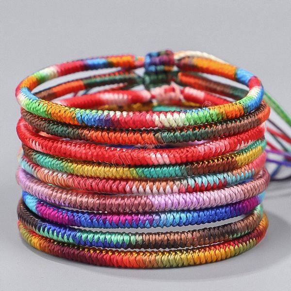 lucky thread bracelets & bangles for women men gradients color handmade knots budda rope bracelets, Golden;silver
lucky thread bracelets & bangles for women men gradients color handmade knots budda rope bracelets, Golden;silver