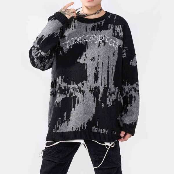 2021 korean fashion letter embroidery vintage stylish men oversize knitted sweater hip hop women kpop pullovers gothic clothes t220730, White;black
2021 korean fashion letter embroidery vintage stylish men oversize knitted sweater hip hop women kpop pullovers gothic clothes t220730, White;black