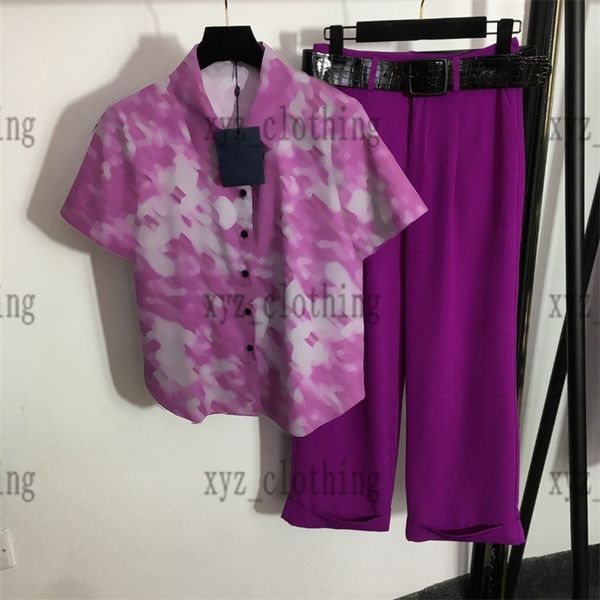 luxury 2022ss limited women pants sets polo shirts with long pants presbyopia logo smudge print blouses belted waist wide leg trousers desig, White
luxury 2022ss limited women pants sets polo shirts with long pants presbyopia logo smudge print blouses belted waist wide leg trousers desig, White