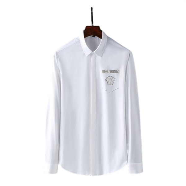 2022 italian luxury designer menswear casual business shirt social and cocktail shirt brand spring/summer slim fashion a38, White;black
2022 italian luxury designer menswear casual business shirt social and cocktail shirt brand spring/summer slim fashion a38, White;black