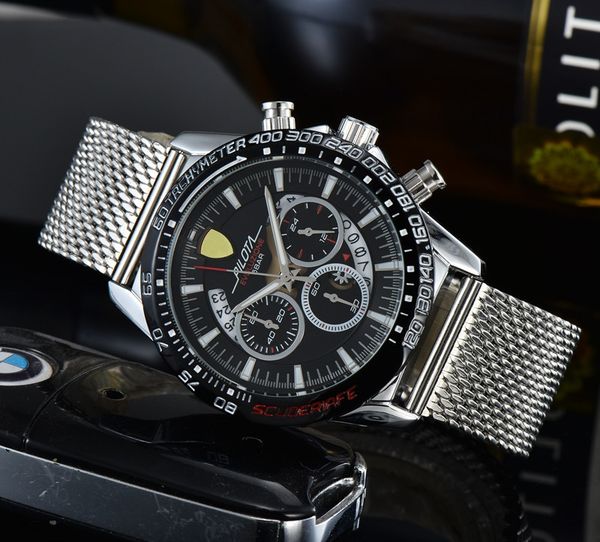 2022 men luxury watches six stitches all the dials work mens quartz watch brand steel strap chronograph clock fashion car series fer, Slivery;brown
2022 men luxury watches six stitches all the dials work mens quartz watch brand steel strap chronograph clock fashion car series fer, Slivery;brown