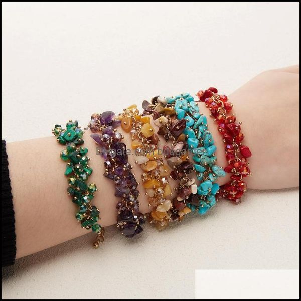 beaded strands bracelets jewelry bohemian style colorf irregar natural stone crystal bead bracelet drop delivery 2021 dhcub, Black
beaded strands bracelets jewelry bohemian style colorf irregar natural stone crystal bead bracelet drop delivery 2021 dhcub, Black