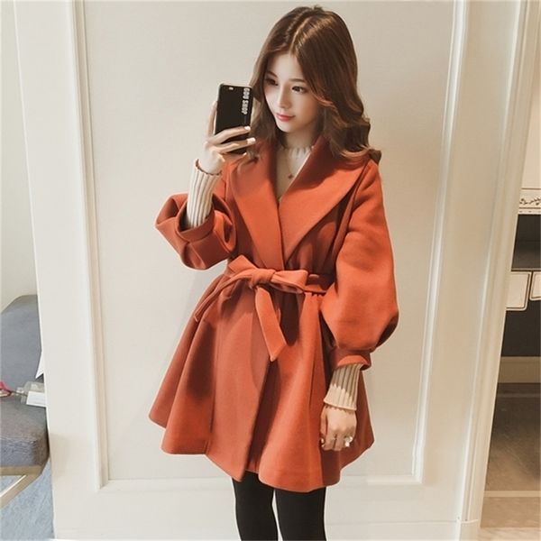 women winter wool blends female long style coat jacket girls thick warm coats ladies open stitch wool feminino jackets 201215, Black
women winter wool blends female long style coat jacket girls thick warm coats ladies open stitch wool feminino jackets 201215, Black