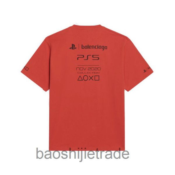 2022 men's designer bal t shirt x playstation co branded geometric print short sleeve t-shirt unisex, White;black
2022 men's designer bal t shirt x playstation co branded geometric print short sleeve t-shirt unisex, White;black