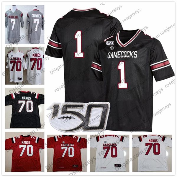2019 customized ncaa gamecocks #4 tavien feaster 44 sherrod greene 70 hank manos 87 kiel pollard new black vintage 150th football 273x
2019 customized ncaa gamecocks #4 tavien feaster 44 sherrod greene 70 hank manos 87 kiel pollard new black vintage 150th football 273x