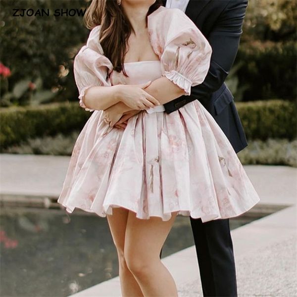 2022 princess tie dye floral print ball gown organza dress puff sleeve retro women ruched pleated waist mini party fairy robe 220511, Black;gray
2022 princess tie dye floral print ball gown organza dress puff sleeve retro women ruched pleated waist mini party fairy robe 220511, Black;gray