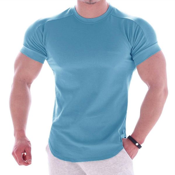 solid color gym t shirt mens running sports cotton t shirt male fitness bodybuilding jogging training tees summer clothing 220622, White;black
solid color gym t shirt mens running sports cotton t shirt male fitness bodybuilding jogging training tees summer clothing 220622, White;black