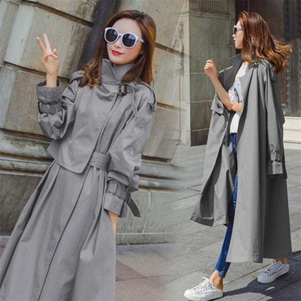 uk brand new fashion 2020 fall /autumn women solid casual simple classic maxi trench long coat chic female windbreaker lj200903, Tan;black
uk brand new fashion 2020 fall /autumn women solid casual simple classic maxi trench long coat chic female windbreaker lj200903, Tan;black