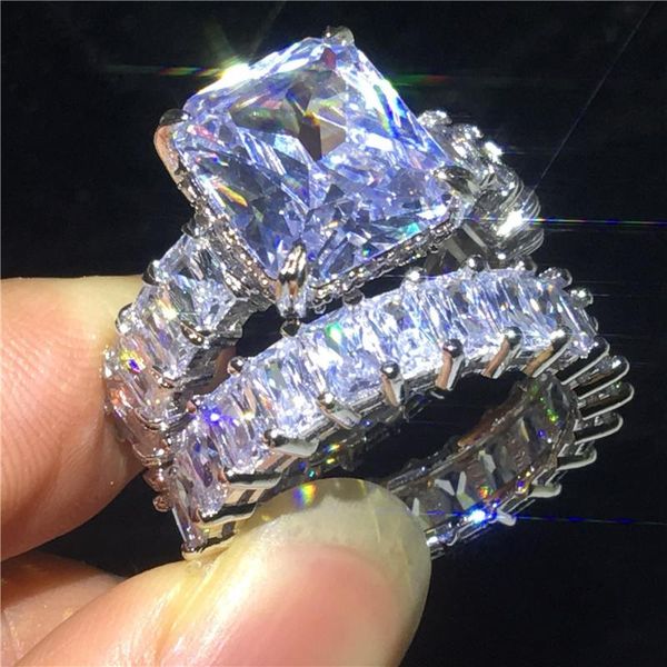 cluster rings 2022 vintage full princess cut ring sets 925 sterling silver cz engagement wedding band for women men party jewelry, Golden;silver
cluster rings 2022 vintage full princess cut ring sets 925 sterling silver cz engagement wedding band for women men party jewelry, Golden;silver