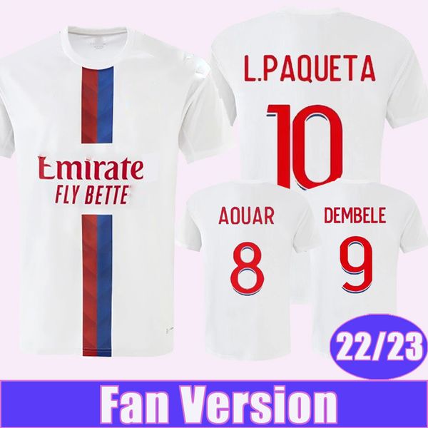 22 23 aouar dembele paqueta mens soccer jerseys toko ekambi kadewere cherki boateng home football shirt short sleeve, Black;yellow
22 23 aouar dembele paqueta mens soccer jerseys toko ekambi kadewere cherki boateng home football shirt short sleeve, Black;yellow