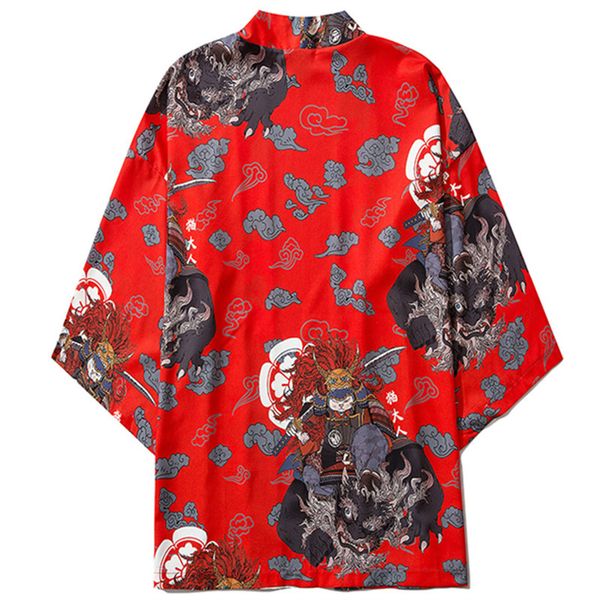 kimono men japanese ukiyoe printed kimono traditional cardigan men harajuku streetwear samurai costume yukata male haori obi, Red
kimono men japanese ukiyoe printed kimono traditional cardigan men harajuku streetwear samurai costume yukata male haori obi, Red