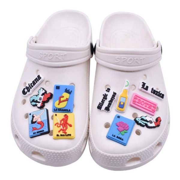 fast delivery new arrived blue anime cartoon croc charms pvc hole shoe charm soft rubber clog bracelet decoration birthday part, White;pink
fast delivery new arrived blue anime cartoon croc charms pvc hole shoe charm soft rubber clog bracelet decoration birthday part, White;pink