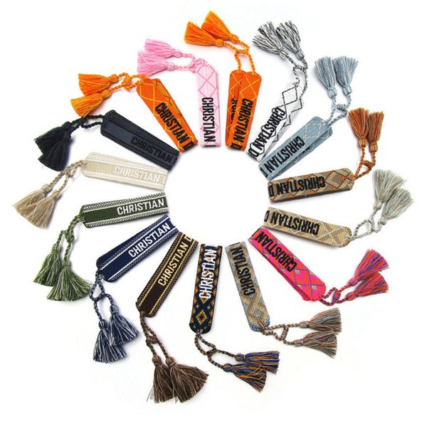 brand fashion friendship charm bracelets bangles women men adjustable embroidery tassel bangle couple braided jewelry designer woven fabrics, Golden;silver
brand fashion friendship charm bracelets bangles women men adjustable embroidery tassel bangle couple braided jewelry designer woven fabrics, Golden;silver