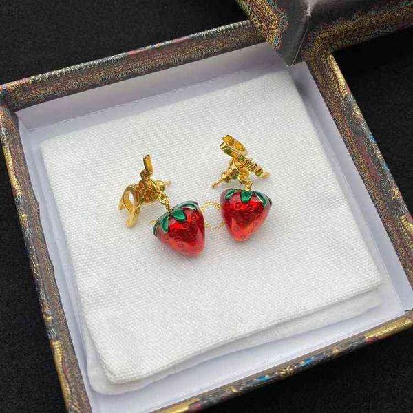 jewel 2022 new red strawberry earrings natural fashion personalized female fruit earrings, Golden
jewel 2022 new red strawberry earrings natural fashion personalized female fruit earrings, Golden