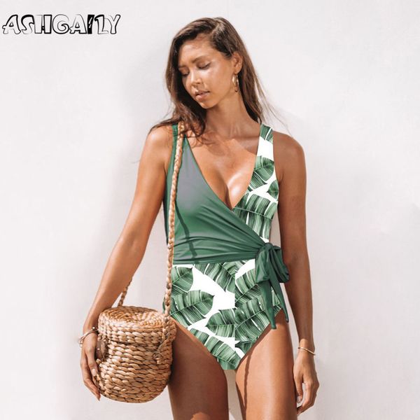 swimsuit for women patchwork push up swimwear leaves print beach suit female monokini bodysuit y200319, White;black
swimsuit for women patchwork push up swimwear leaves print beach suit female monokini bodysuit y200319, White;black