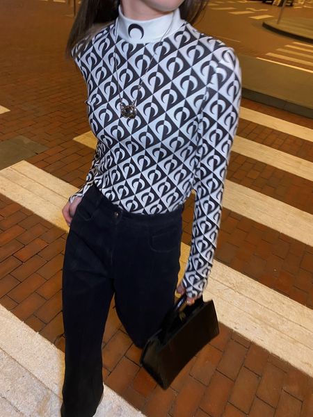 women's t-shirt designer new fashion trend in autumn and winter 2020 long sleeve high neck full body printed bottomed shirt slim versat, White
women's t-shirt designer new fashion trend in autumn and winter 2020 long sleeve high neck full body printed bottomed shirt slim versat, White