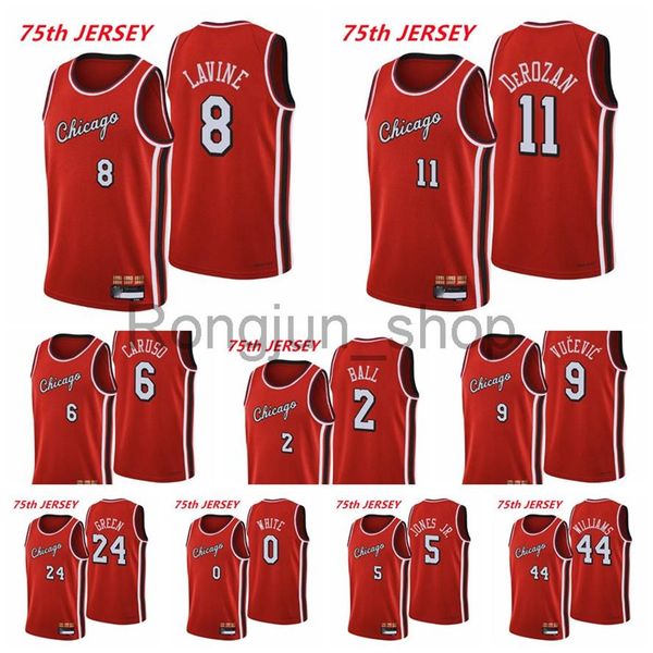 2021-22 75th anniversary printed mens basketball zach lavine 8 demar derozan 11 lonzo ball 2 alex caruso 6 nikola vucevic 9 white 210e, Black
2021-22 75th anniversary printed mens basketball zach lavine 8 demar derozan 11 lonzo ball 2 alex caruso 6 nikola vucevic 9 white 210e, Black