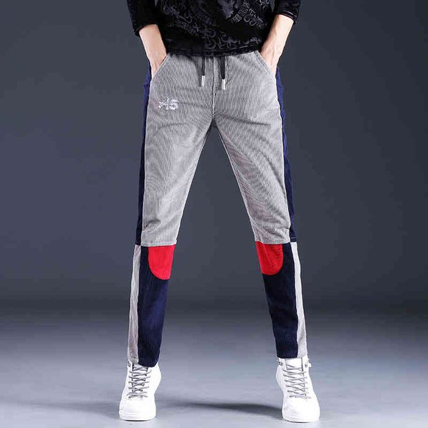 men's pants sports casual pants men's autumn corduroy straight elastic mesh loose zm3h, Black
men's pants sports casual pants men's autumn corduroy straight elastic mesh loose zm3h, Black