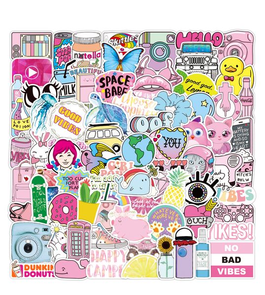 50pcs mix cartoon pink cute stickers aesthetics for kids toys gift lapluggage skateboard phone case car refrigerator notebook waterproof dec
50pcs mix cartoon pink cute stickers aesthetics for kids toys gift lapluggage skateboard phone case car refrigerator notebook waterproof dec
