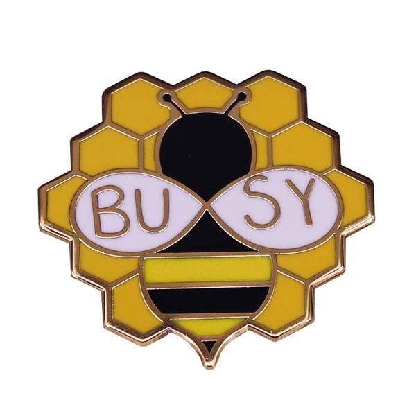 yellow bee honeycomb enamel pin let everyone know how busy you are cute funny humor worker brooch, Blue
yellow bee honeycomb enamel pin let everyone know how busy you are cute funny humor worker brooch, Blue