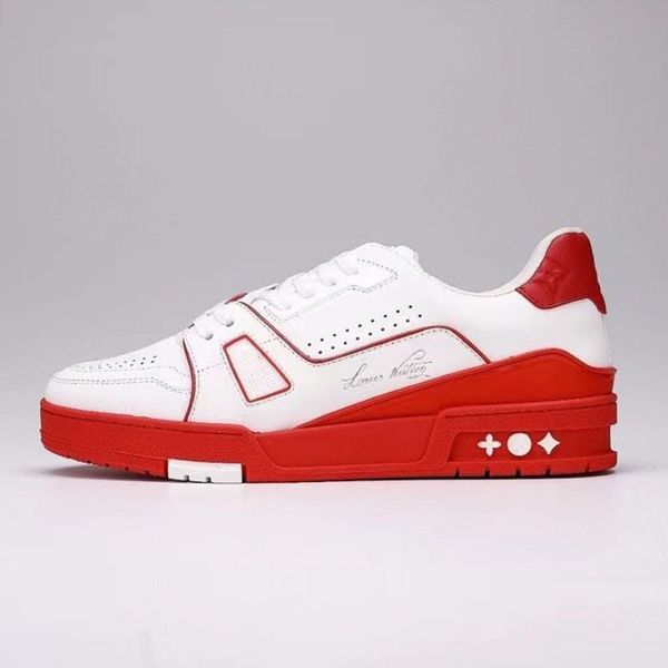 2022ss sports brand flat designer leather men's shoes high luxury white casual lace up outdoor sneakers classic coloraresize35-46 mjkp0, Red;white
2022ss sports brand flat designer leather men's shoes high luxury white casual lace up outdoor sneakers classic coloraresize35-46 mjkp0, Red;white