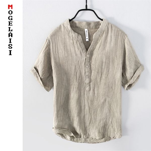 summer shirt men solid 100 linen short sleeve breathable soft for man clothing fashion khaki 888 220617, White;black
summer shirt men solid 100 linen short sleeve breathable soft for man clothing fashion khaki 888 220617, White;black