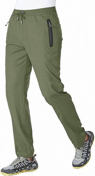 athletic pants thin lightweight quick dry zipper pockets outdoor sports pants for running jogging hiking n5w4#, Black
athletic pants thin lightweight quick dry zipper pockets outdoor sports pants for running jogging hiking n5w4#, Black