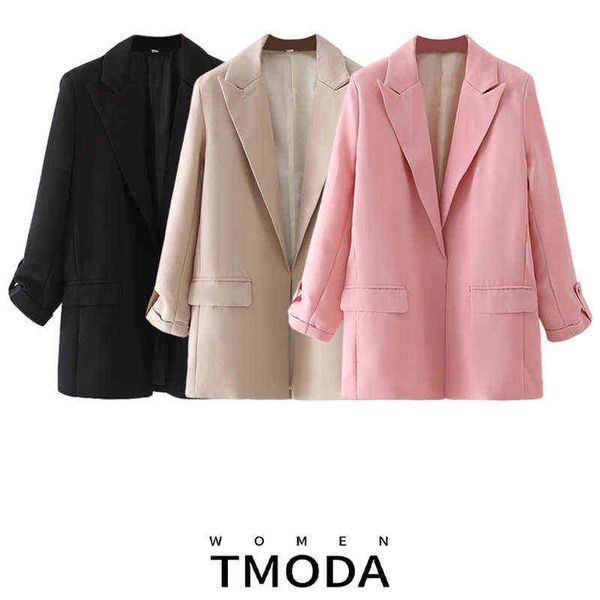 suit tmoda1417 2022 women's hipest casual ruffles sleeve blazer jacket clothing, White;black
suit tmoda1417 2022 women's hipest casual ruffles sleeve blazer jacket clothing, White;black