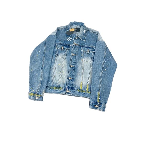 casual street style men's women's denim jacket designers yellow smiley face american street-fashion frayed denim oversized coat tr, Black;brown
casual street style men's women's denim jacket designers yellow smiley face american street-fashion frayed denim oversized coat tr, Black;brown