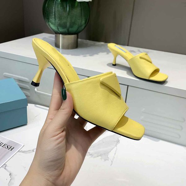 women sheepskin slippers summer square toe stiletto heels slipper triangle designer slides flip flops size 35-42 with box, Black
women sheepskin slippers summer square toe stiletto heels slipper triangle designer slides flip flops size 35-42 with box, Black