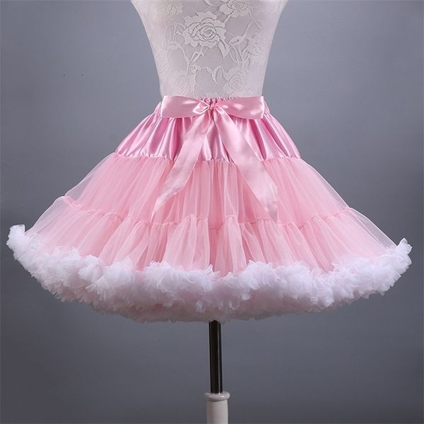 short tulle pettiskirt colorful tutu skirt crinoline jupon saia for women 210306, Black
short tulle pettiskirt colorful tutu skirt crinoline jupon saia for women 210306, Black