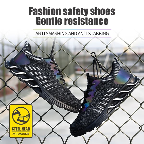 safety shoes men work sneakers steel toe protective s hoes anti-puncture w ork boots indestructible shoes, Black;brown
safety shoes men work sneakers steel toe protective s hoes anti-puncture w ork boots indestructible shoes, Black;brown