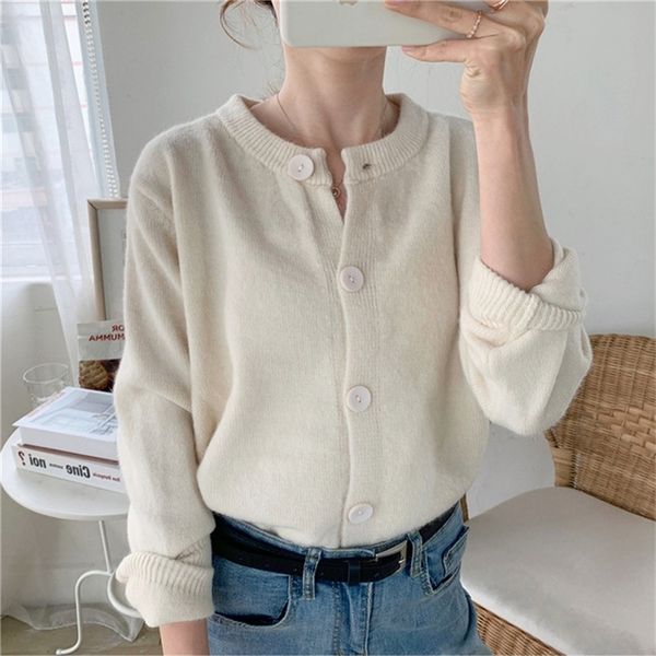 women's sweaters net red spring and autumn cardigan sweater coat female loose korean student foreign style solid color knitted fashion, White;black
women's sweaters net red spring and autumn cardigan sweater coat female loose korean student foreign style solid color knitted fashion, White;black