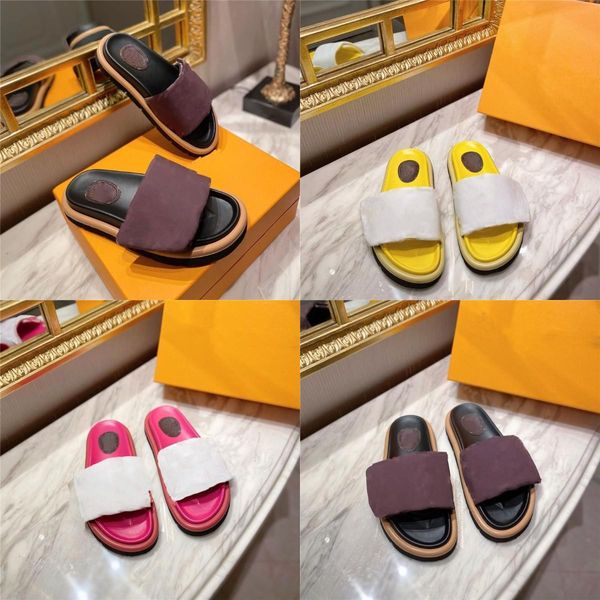 designer women slippers pool pillow comfort flat sandals printing adjustable flip flop summer platform slides shoe''louise'&#, Black
designer women slippers pool pillow comfort flat sandals printing adjustable flip flop summer platform slides shoe''louise'&#, Black