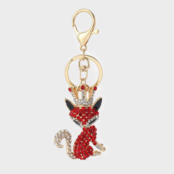 lovely creative product crown fox car key chain multicolor diamond metal bag pendant gift, Slivery;golden
lovely creative product crown fox car key chain multicolor diamond metal bag pendant gift, Slivery;golden