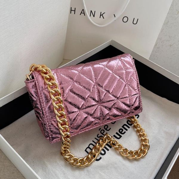 evening bags brand lingge women's shoulder bag pu laser tote luxury designer thick chain handbag and purse female clutch
evening bags brand lingge women's shoulder bag pu laser tote luxury designer thick chain handbag and purse female clutch