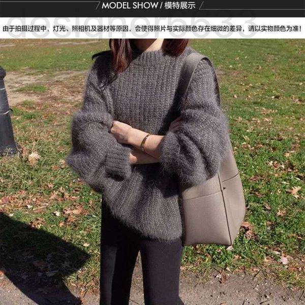 women's knits & tees designer winter thickened thick stick bottomed pullover jacket fashion ins mink sweater loose and lazy style fanx, White
women's knits & tees designer winter thickened thick stick bottomed pullover jacket fashion ins mink sweater loose and lazy style fanx, White