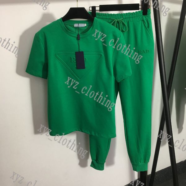 2022ss limited women plus size pants sets luxury t shirts tracksuit trousers triangular letter air embossed short-sleeved t-shirt elastic wa, White
2022ss limited women plus size pants sets luxury t shirts tracksuit trousers triangular letter air embossed short-sleeved t-shirt elastic wa, White