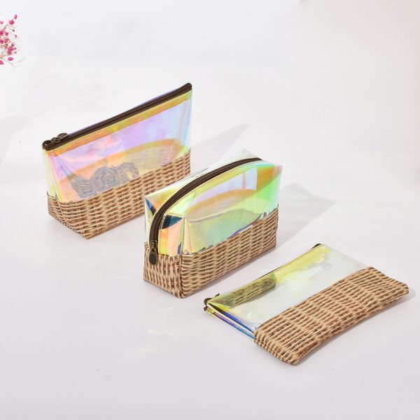 luxury designer handbag cosmetic bag makeup storage bags plait waterproof laser textile printing large capcity wallets
luxury designer handbag cosmetic bag makeup storage bags plait waterproof laser textile printing large capcity wallets
