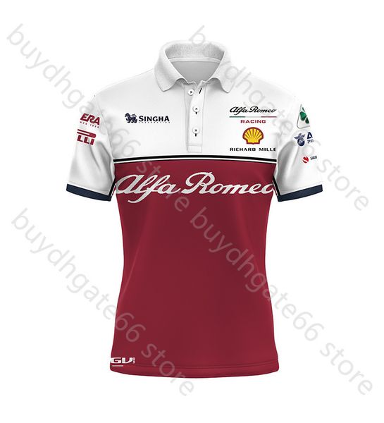 2022 new racing team formula one short sleeve polo men's shirt alfa romeo sauber raikkonen summer 8w1v, White;black
2022 new racing team formula one short sleeve polo men's shirt alfa romeo sauber raikkonen summer 8w1v, White;black