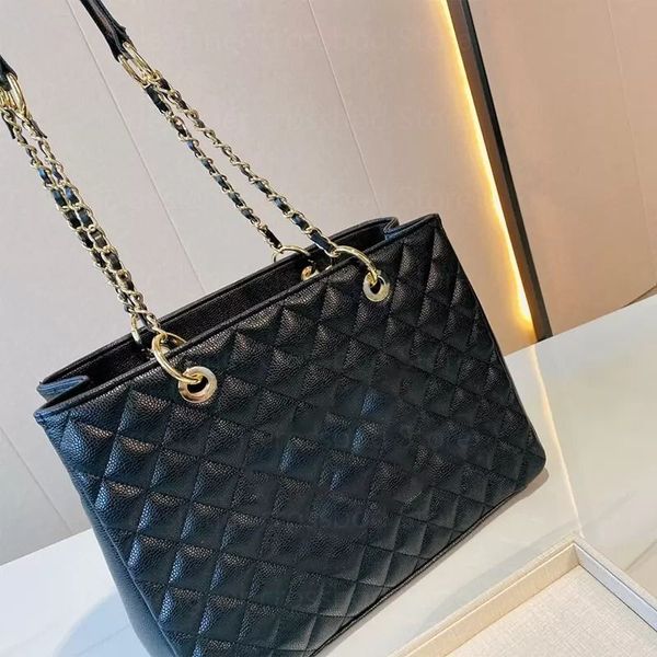 french high-quality tote bag leather rhombus quilted classic big-name famous designer handbag black large capacity 35cm commuter street cros
french high-quality tote bag leather rhombus quilted classic big-name famous designer handbag black large capacity 35cm commuter street cros