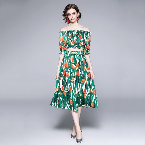 work dresses 2022 summer women's suit holiday style frilled lantern sleeve short + ruffled high waist skirt female sets, White;black
work dresses 2022 summer women's suit holiday style frilled lantern sleeve short + ruffled high waist skirt female sets, White;black
