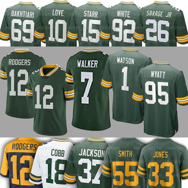 12 aaron rodgers football jerseys green bays''packers''7 quay walker 95 devonte wyatt christian watson aaron jones david, Black;red
12 aaron rodgers football jerseys green bays''packers''7 quay walker 95 devonte wyatt christian watson aaron jones david, Black;red