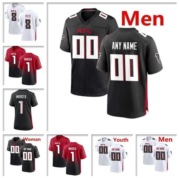 fans custom atlanta''falcons''mens 1 marcus mariota 8 kyle pitts jersey julio jones grady jarrett calvin''ridl, Black
fans custom atlanta''falcons''mens 1 marcus mariota 8 kyle pitts jersey julio jones grady jarrett calvin''ridl, Black